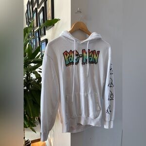 Coton ouaté blanc Pac-Man White Hoodie